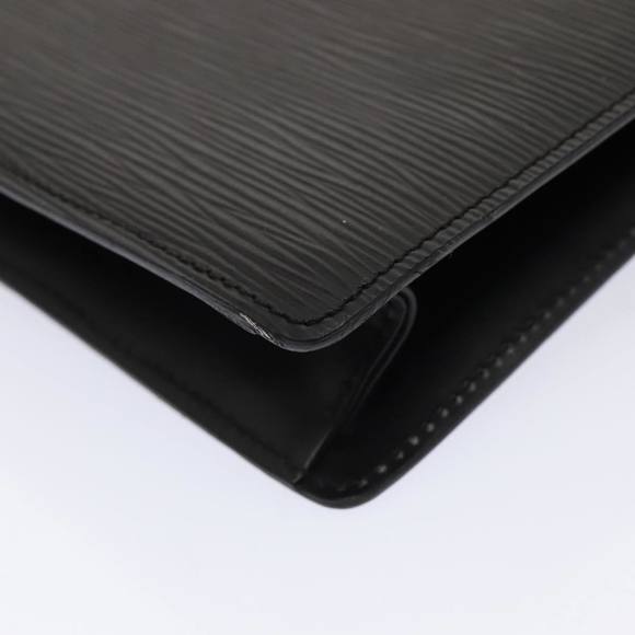 LOUIS VUITTON Epi Serie Dragonne Hand Bag Black Noir M52612 LV Auth 88322 - Picture 15 of 16